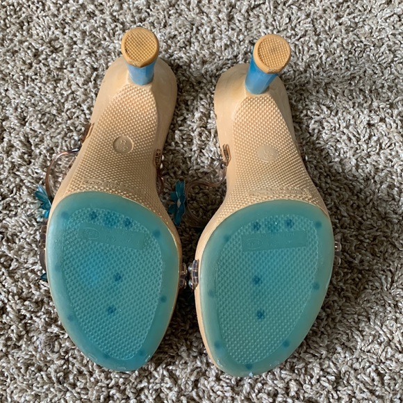 Vintage Y2K Daisy Clear Heels - Picture 5 of 5